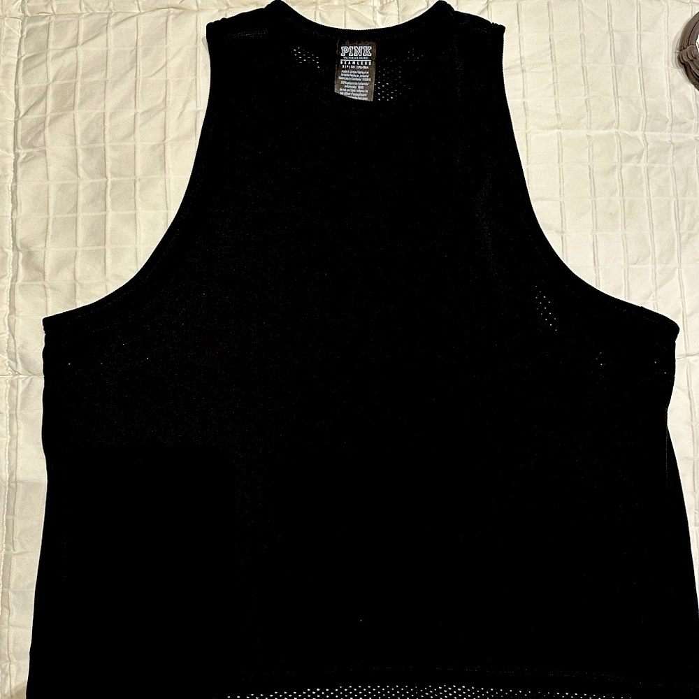 Seamless Black Tank-Top by Pink